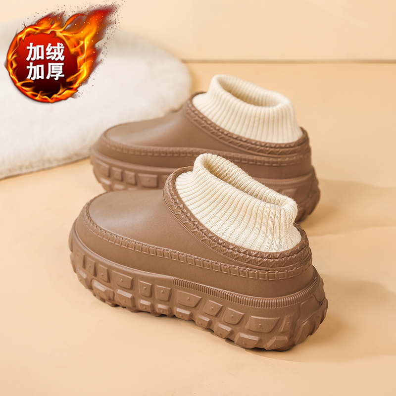 Outdoor Lighting Round - Sepatu Bot Musim Dingin Multi-Scene Slip-on