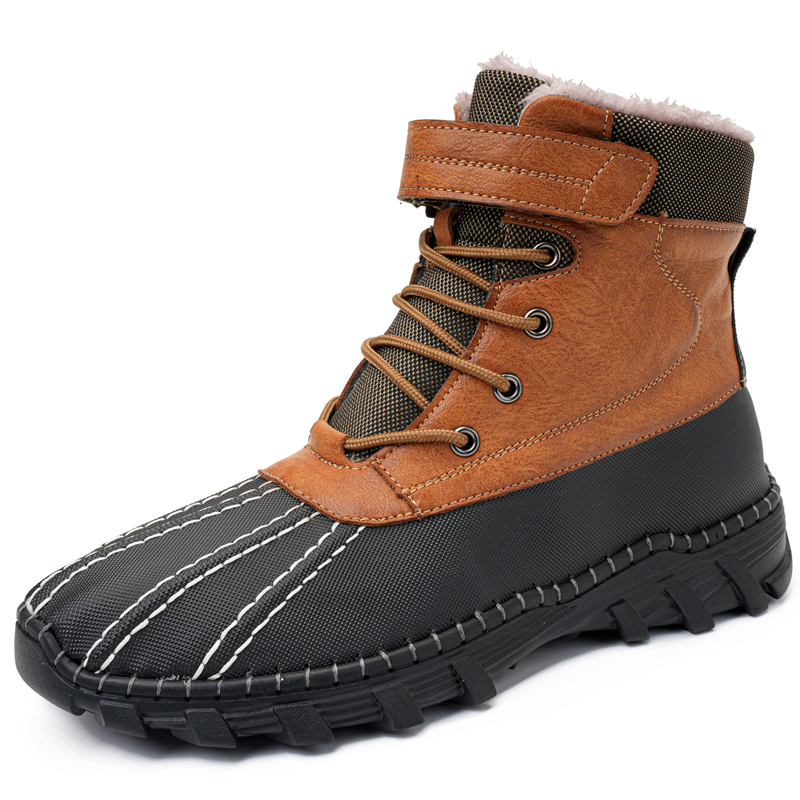 Outdoor Lighting Round - Sepatu Bot Pergelangan Kaki Berlapis Bulu