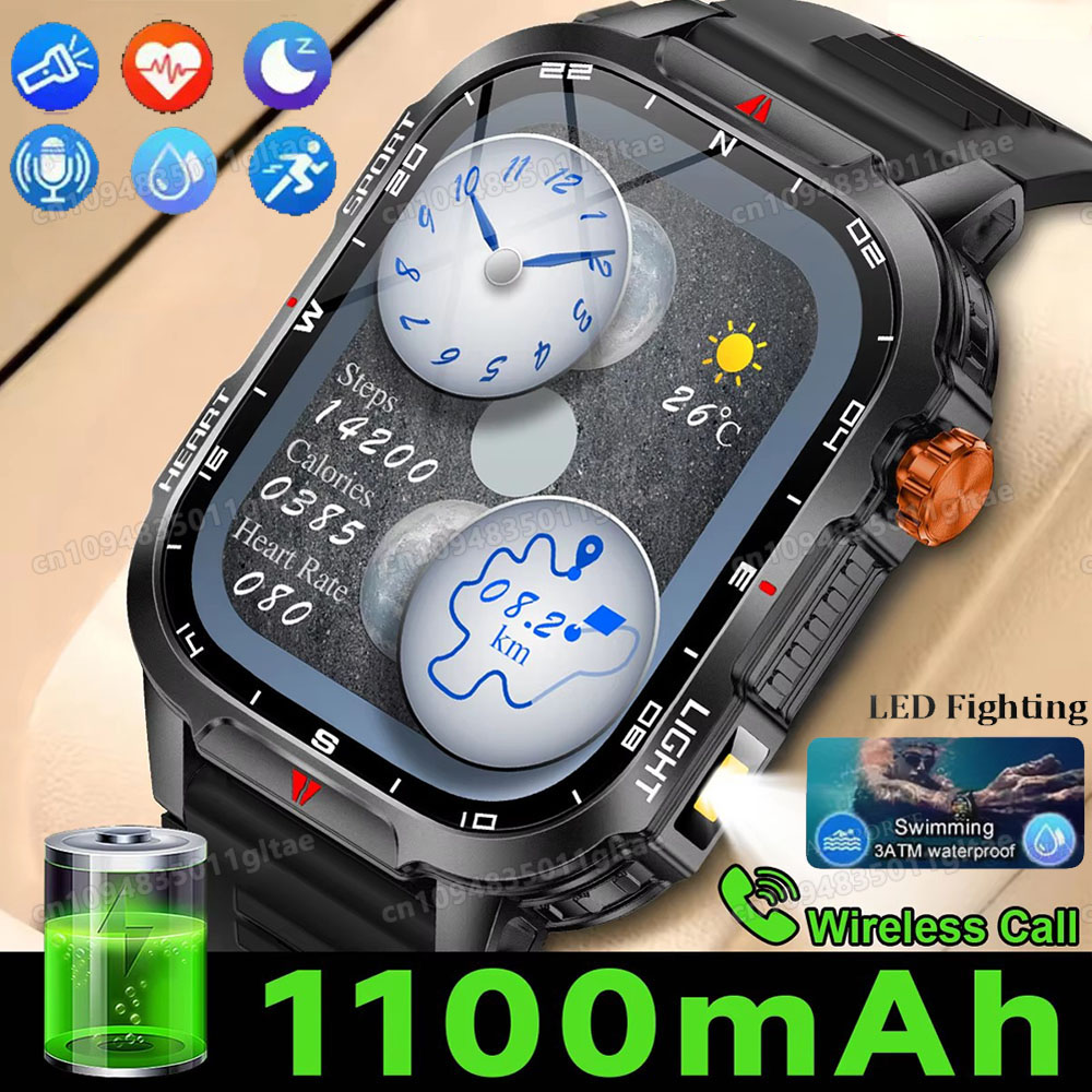 Outdoor Lighting Track - Jam Tangan Pintar Militer Luar Ruangan