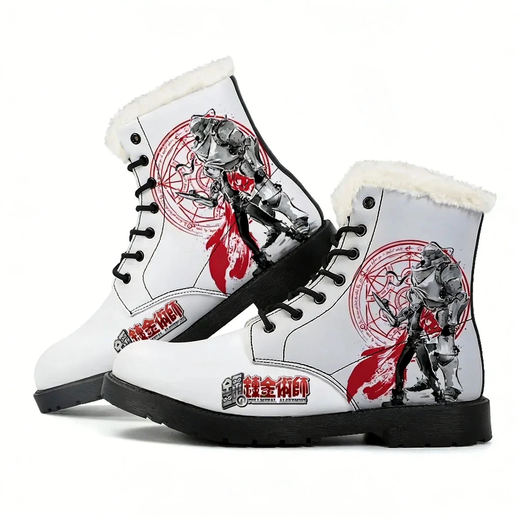 Outdoor Lighting Round - Sepatu Bot Mewah Fullmetal Alchemist Sepatu