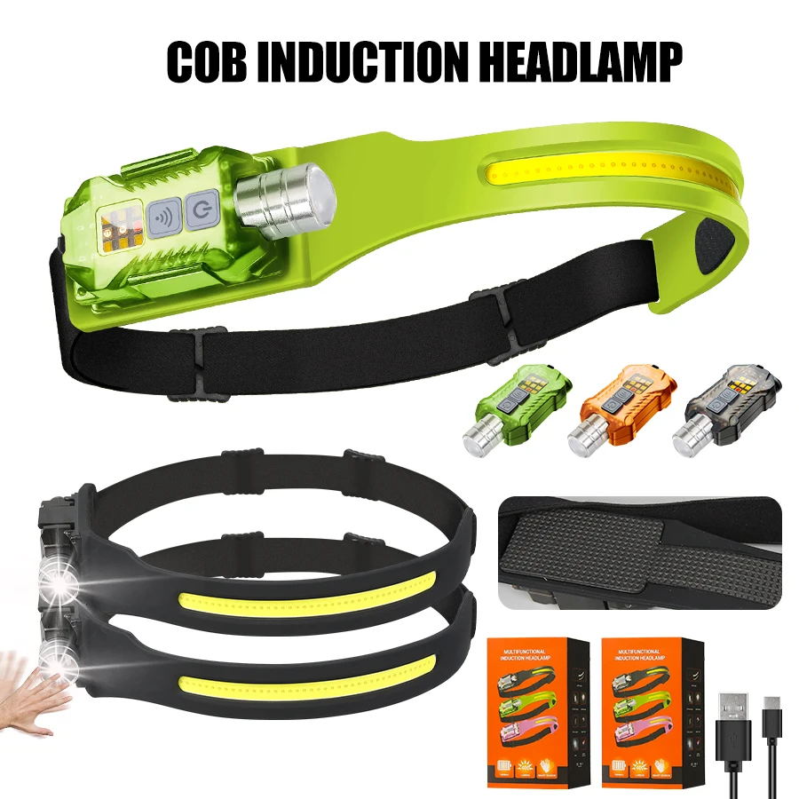 Outdoor Lighting Rechargeable - Lampu Kepala LED yang Kuat, Senter