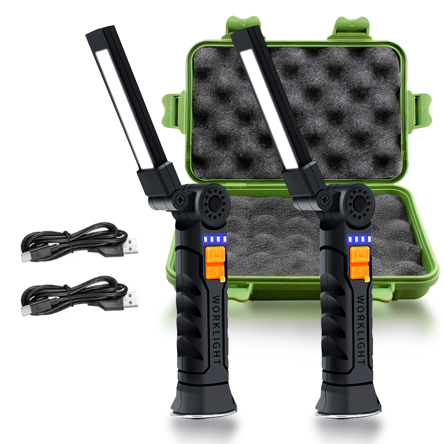 Outdoor Lighting Rechargeable - Lampu Pencari COB LED Portabel Dengan