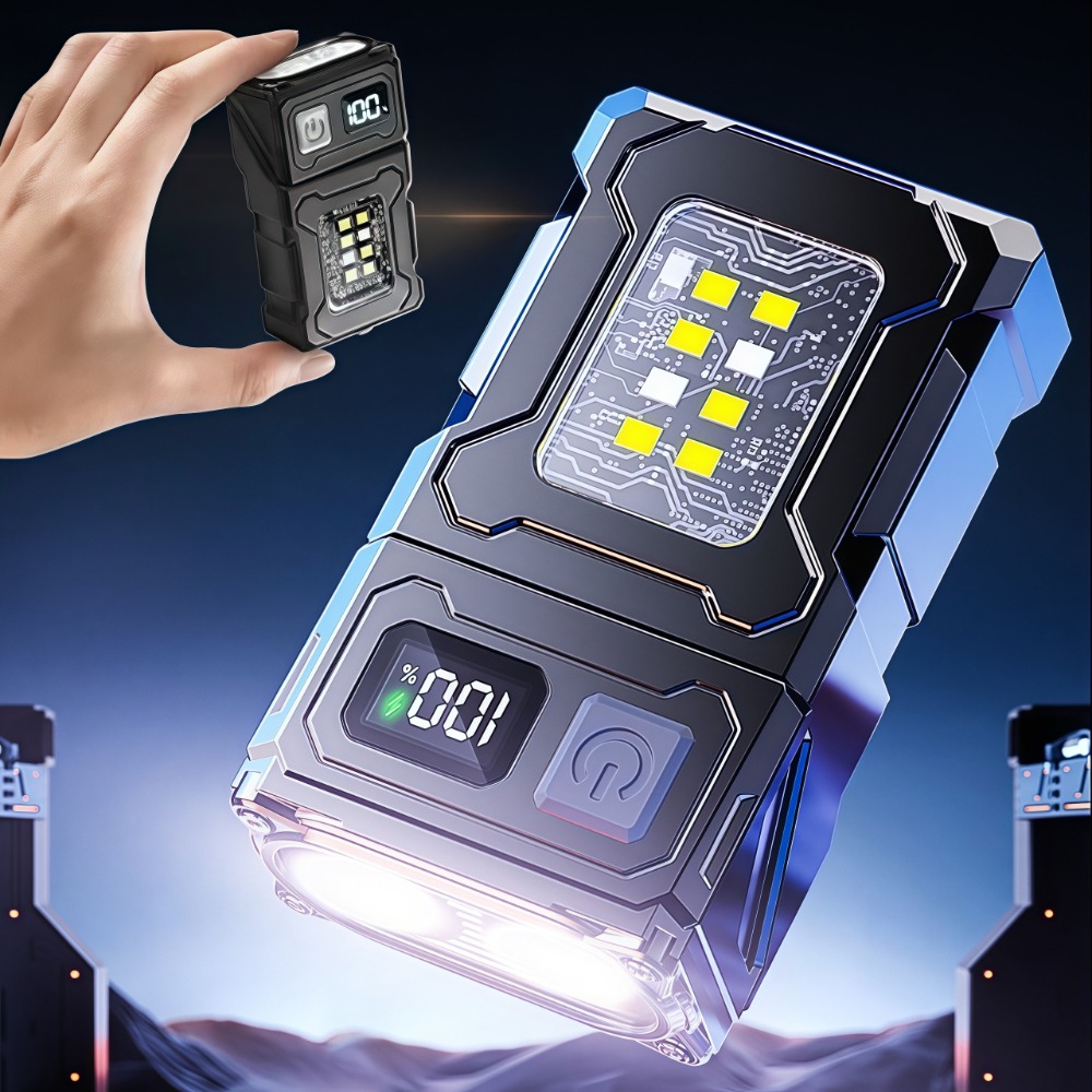 Outdoor Lighting Rechargeable - Senter LED Mini Isi Ulang dengan