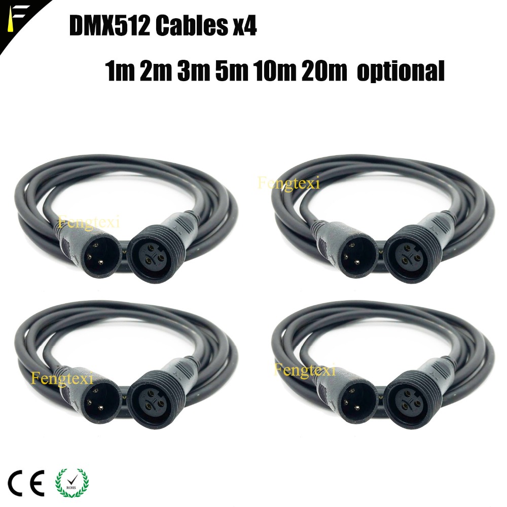 Outdoor Lighting Cable Uk - 4 Xlot Outdoor DMX Kabel Ekstensi