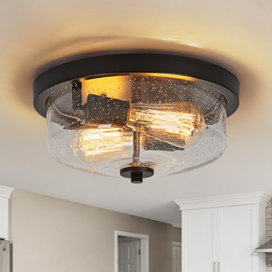 Lighting Fixture Outdoor - Lampu Plafon Flush Mount Gaya Farmhouse