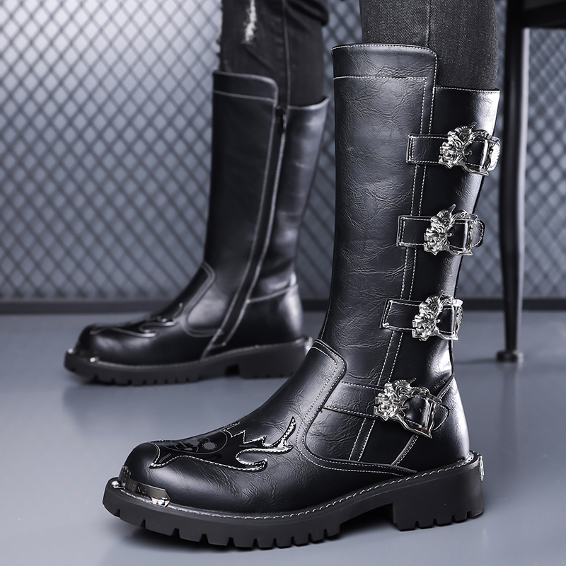 Sepatu Bot Panjang Kulit Desai - Outdoor Lighting Round ulasan dan harga
