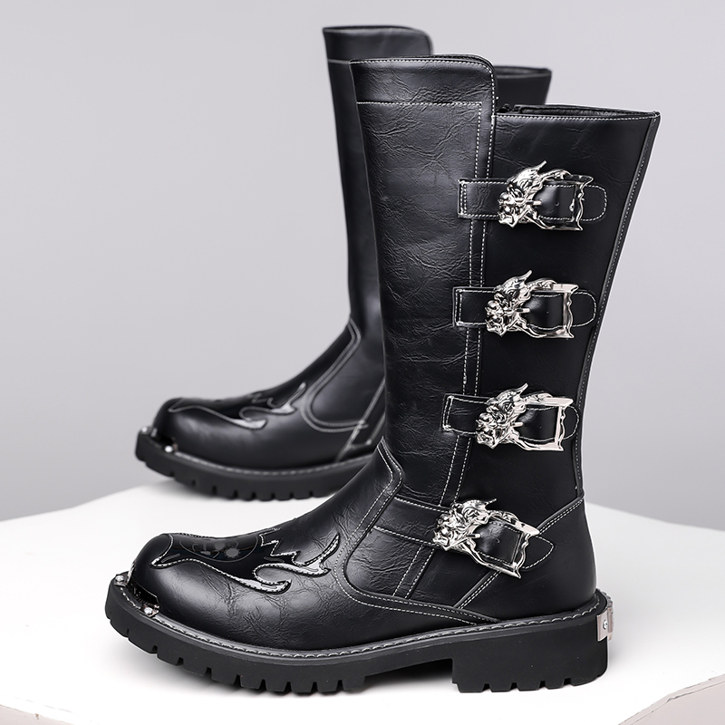 Sepatu Bot Panjang Kulit Desai - Outdoor Lighting Round ulasan dan harga
