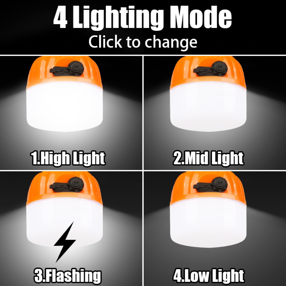 Lampu Kemah Mini Portabel 4 Mo - Outdoor Lighting Rechargeable ulasan dan harga