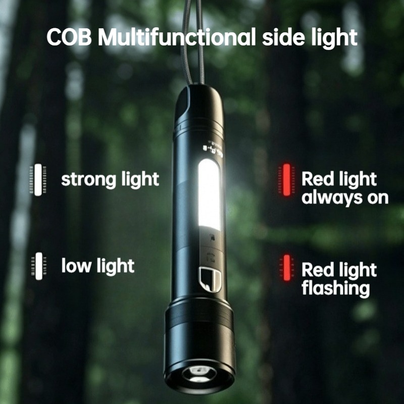 Senter LED Multifungsi Dapat D - Outdoor Lighting Rechargeable ulasan dan harga