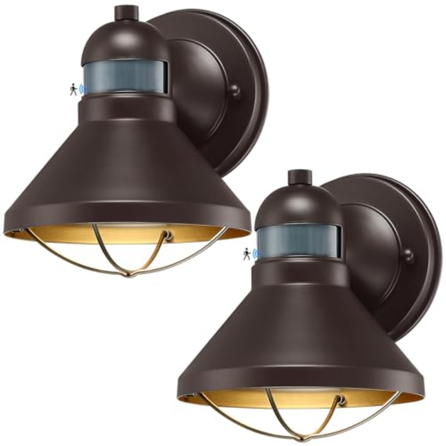 2 Paket Lampu Dinding LED Sens - Lighting Fixture Outdoor ulasan dan harga