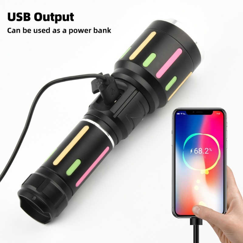 Senter Fluoresen Cahaya Putih  - Outdoor Lighting Rechargeable ulasan dan harga