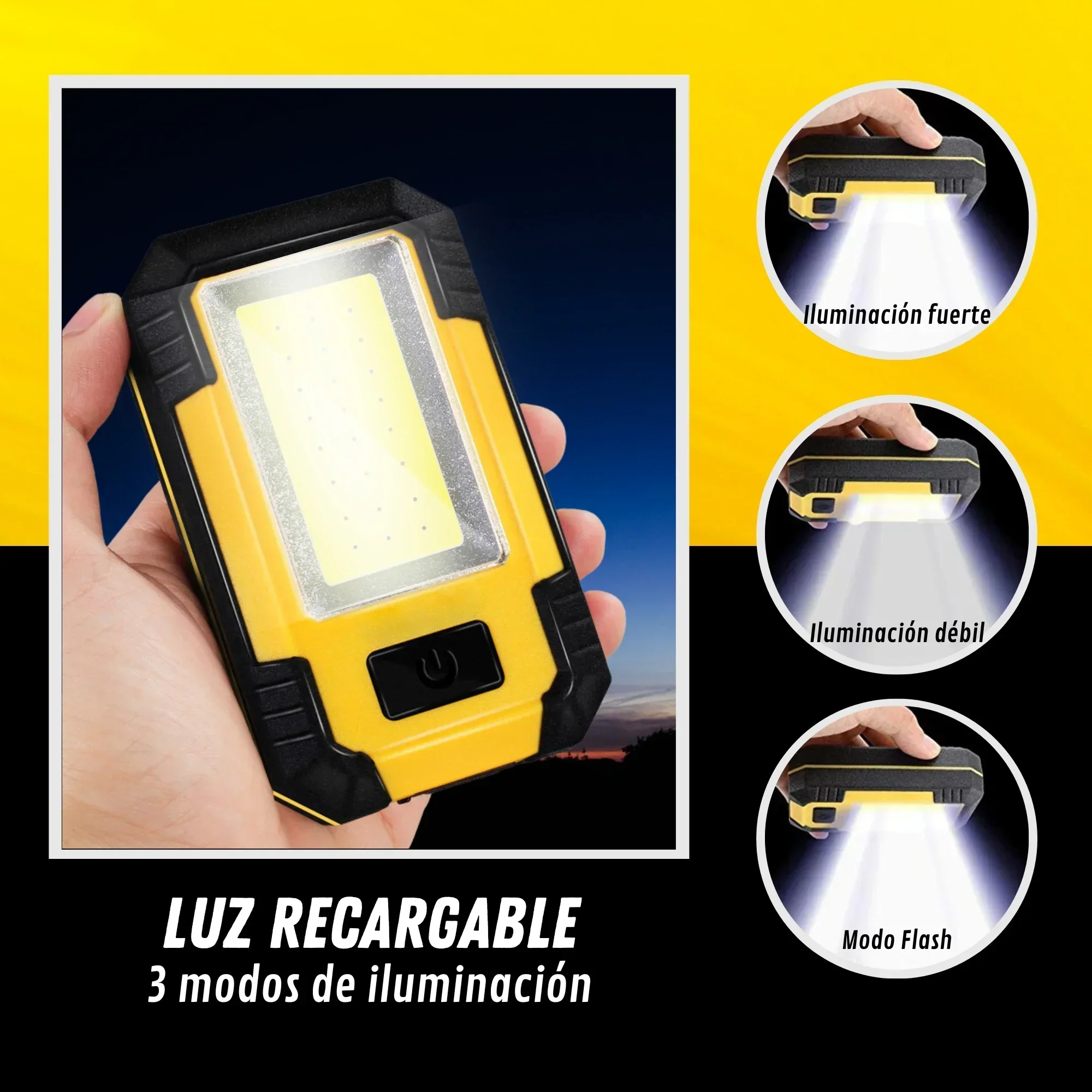 Lampu Kerja Isi Ulang 4000mAh  - Lighting Fixture Outdoor ulasan dan harga