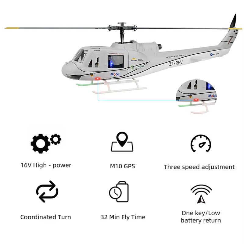 Helikopter remote control FLYW - Outdoor Lighting Cable Uk ulasan dan harga