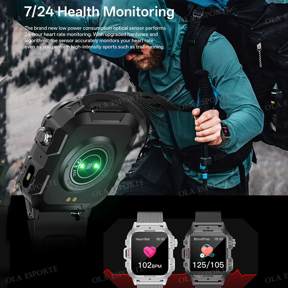 Jam Tangan Pintar Militer Luar - Outdoor Lighting Track ulasan dan harga