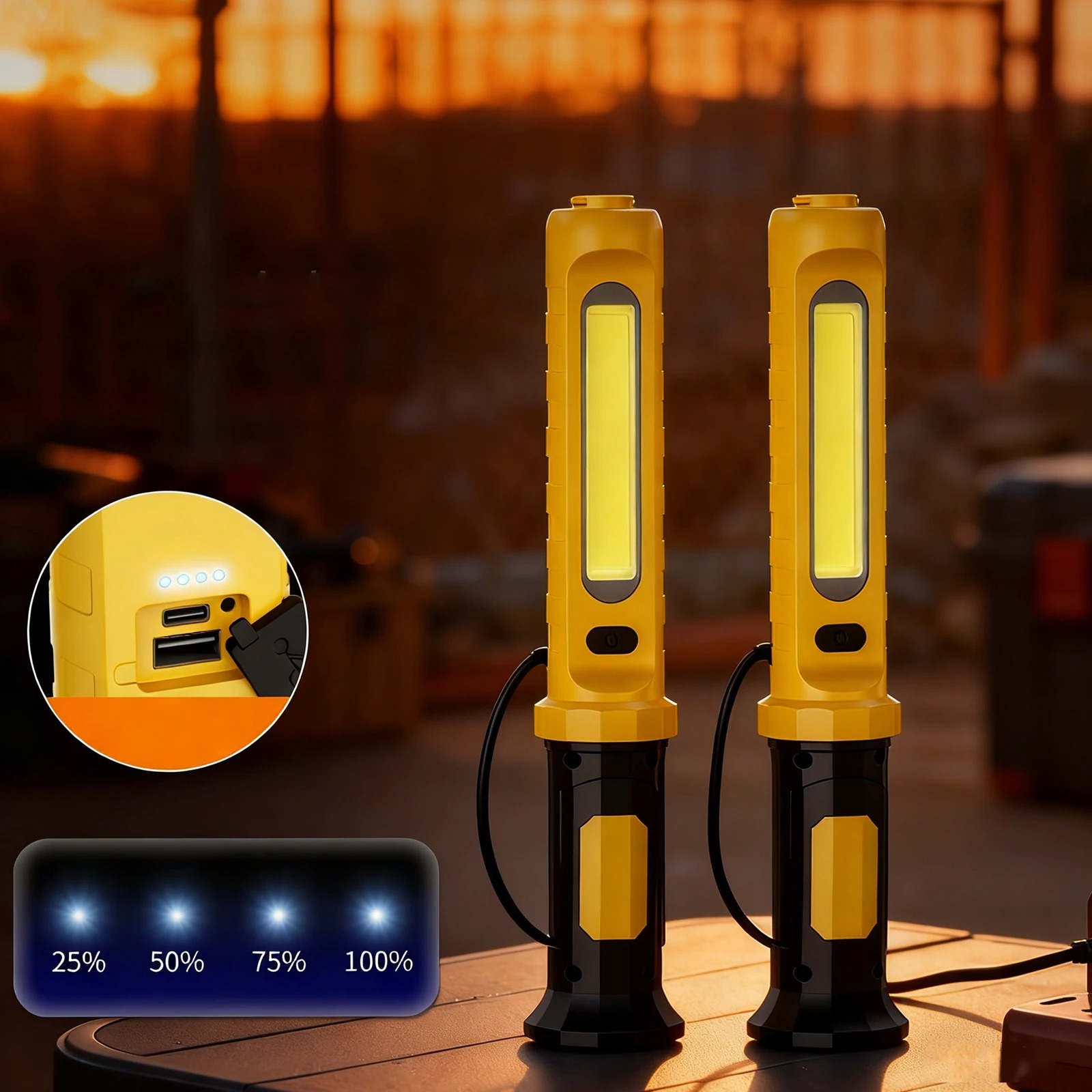 Lampu Kerja Magnetik Multifung - Outdoor Lighting Rechargeable ulasan dan harga